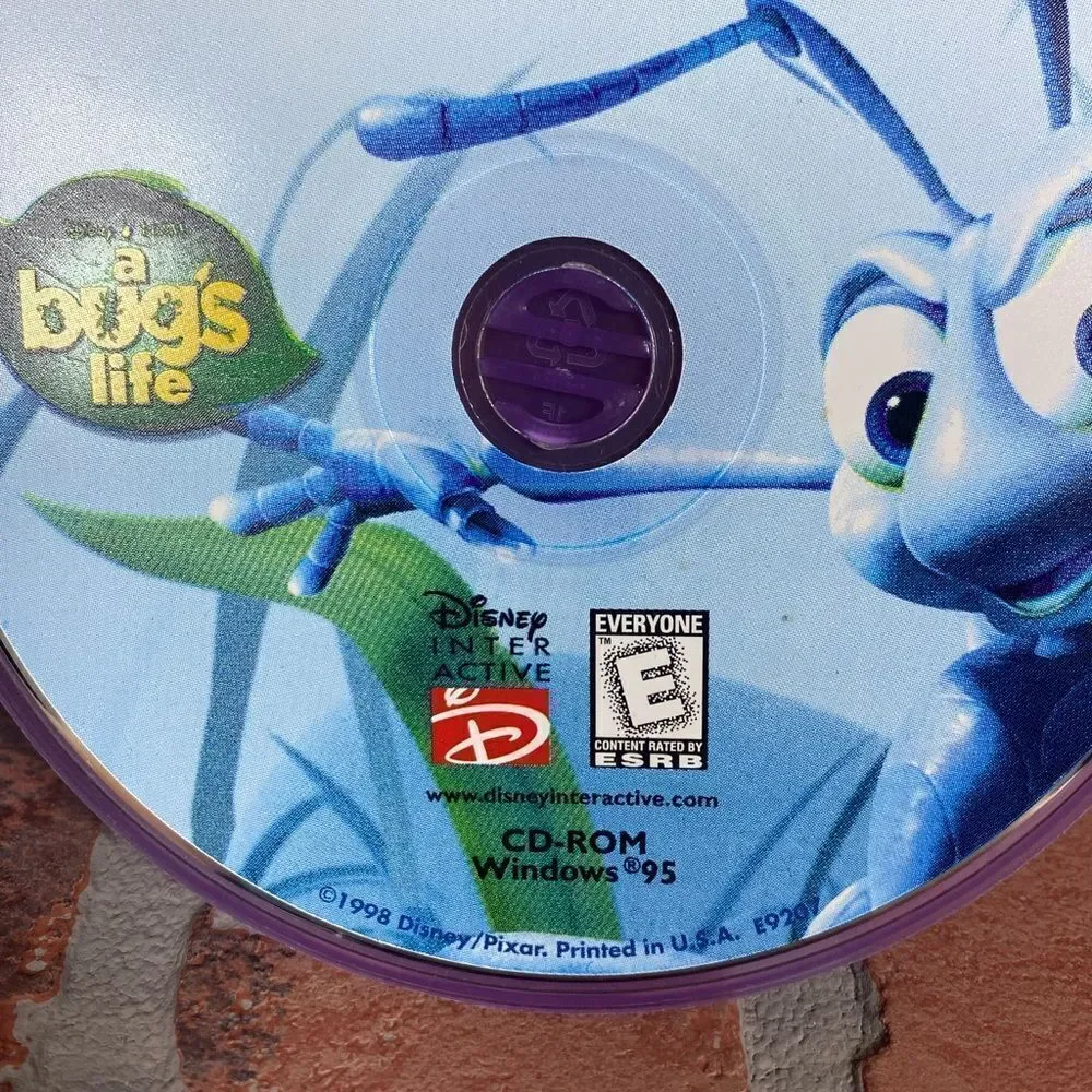 Disney's A Bug's Life Action Game (PC Windows 95 1998) CD-ROM - FREE SHIPPING